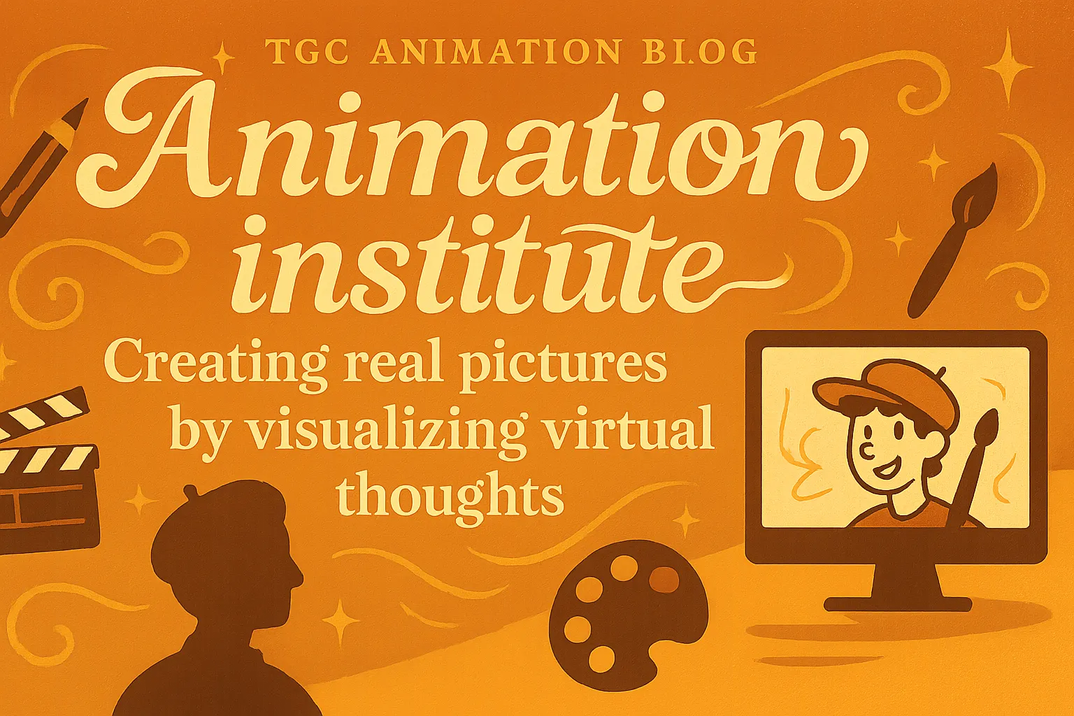 Animation institute – Creating real pictures by visualizing virtual thoughts
